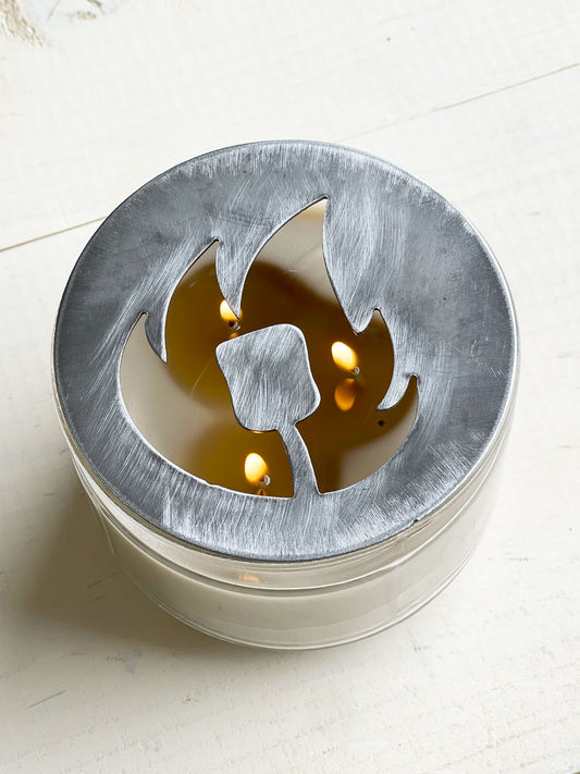S'mores Metal Candle Topper - 4"