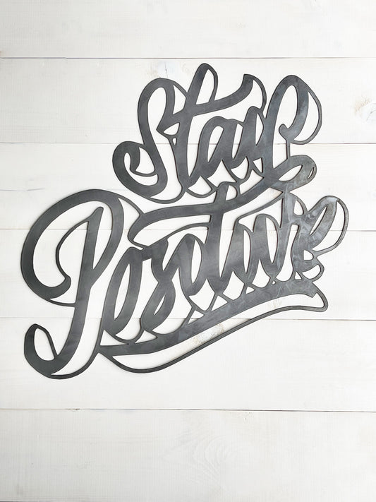 Stay Positive Wall Art