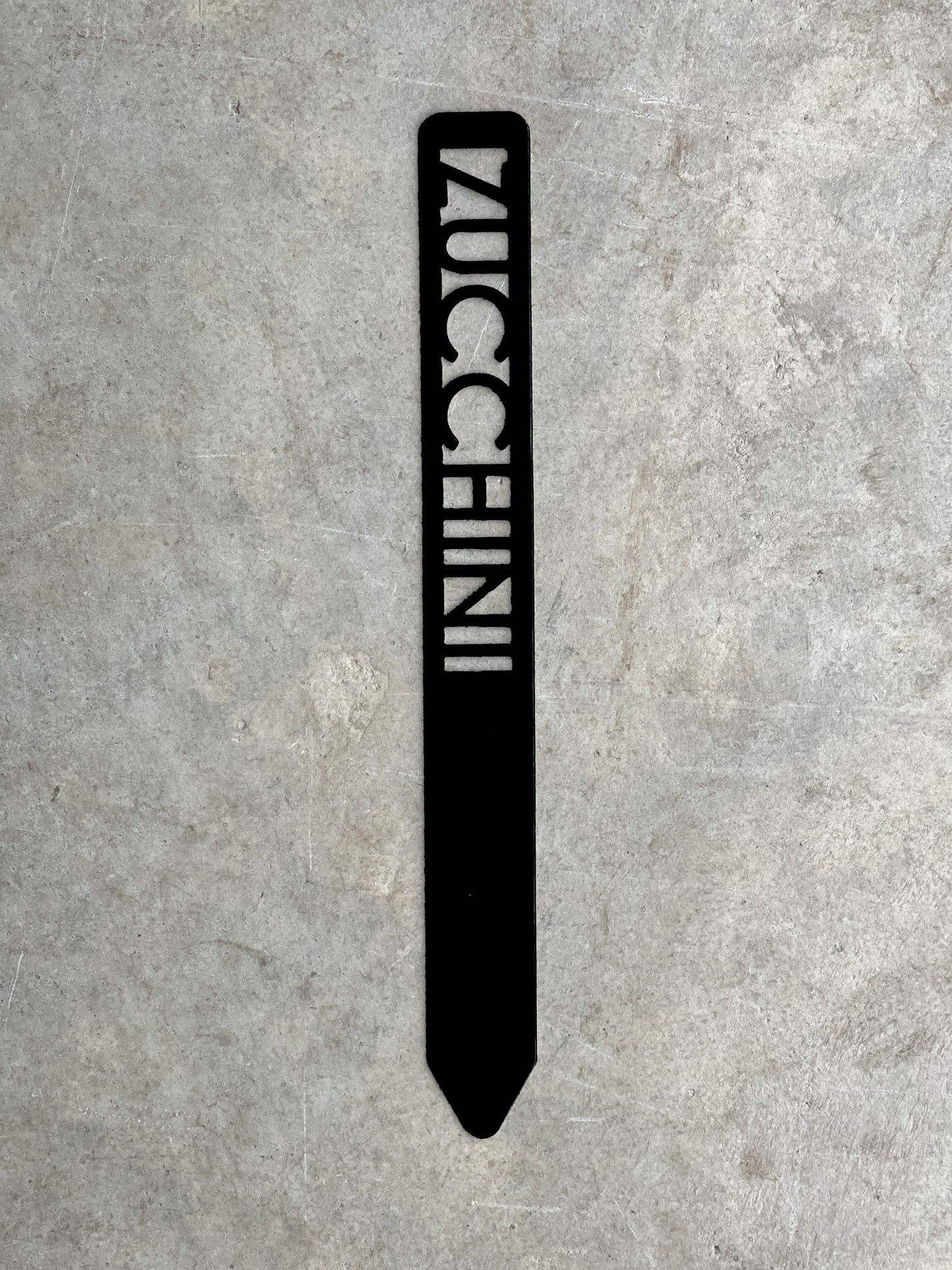 Metal Garden Stakes - Painted Black